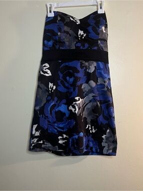 forever 21 blue daisy dress Satin Maxi Dress main image 1
